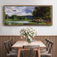 The Banks of the Seine near Jeufosse (Eure), 1880 - Floater Framed Canvas Print