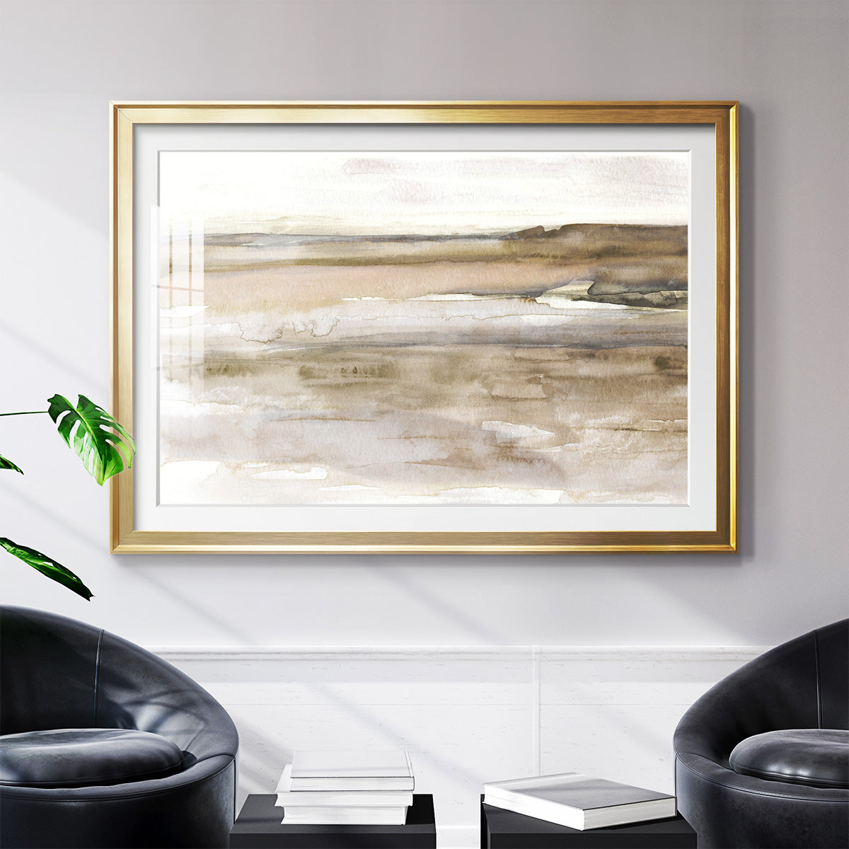 Sunset Bay - Modern Framed Art Print