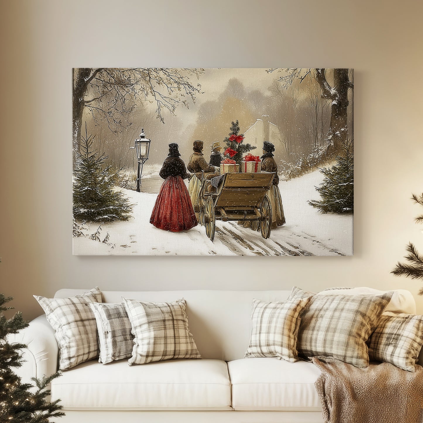 Eve of Candlelit Skies - Canvas Art Print