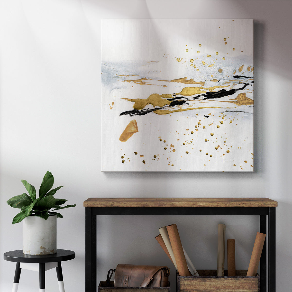 Golden Kelp III - Canvas Art Print