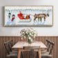 Santa's Snowmen Collection D - Floater Framed Canvas Print