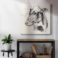 Holstein Portrait Sketch II - Canvas Art Print