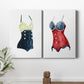 Vintage Swimwear I Premium Gallery Wrapped Canvas - Ready to Hang - Set of 2 - 8 x 12 Each