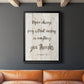 Rejoice Always - Modern Framed Canvas Print