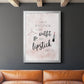 Outfit and Lipstick - Modern Framed Canvas Print