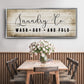 Laundry Co. - Floater Framed Canvas Print