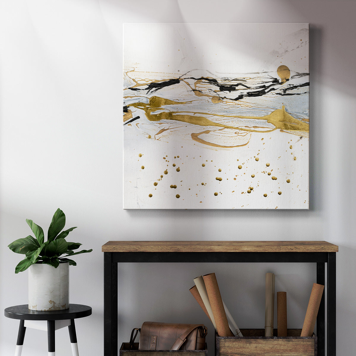 Golden Kelp IV - Canvas Art Print