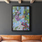 Iris Garden - Modern Framed Canvas Print