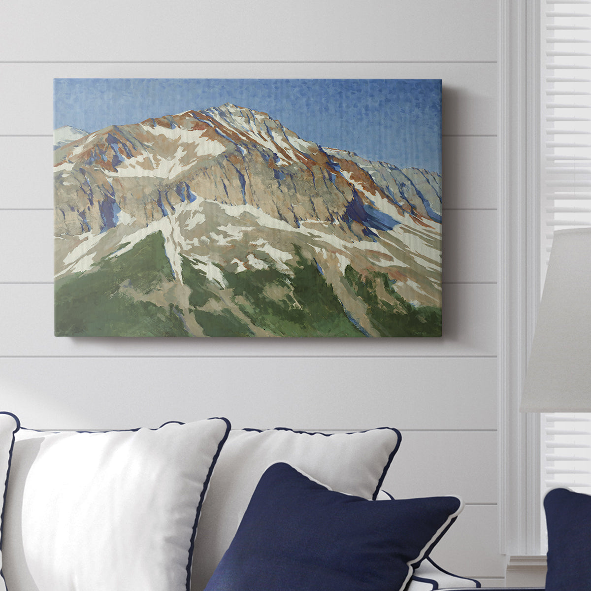 Vermillion Ascent - Canvas Art Print