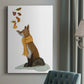 Fox Leaves on Nose - Canvas Art Print