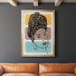 Head Wrap I - Modern Framed Canvas Print