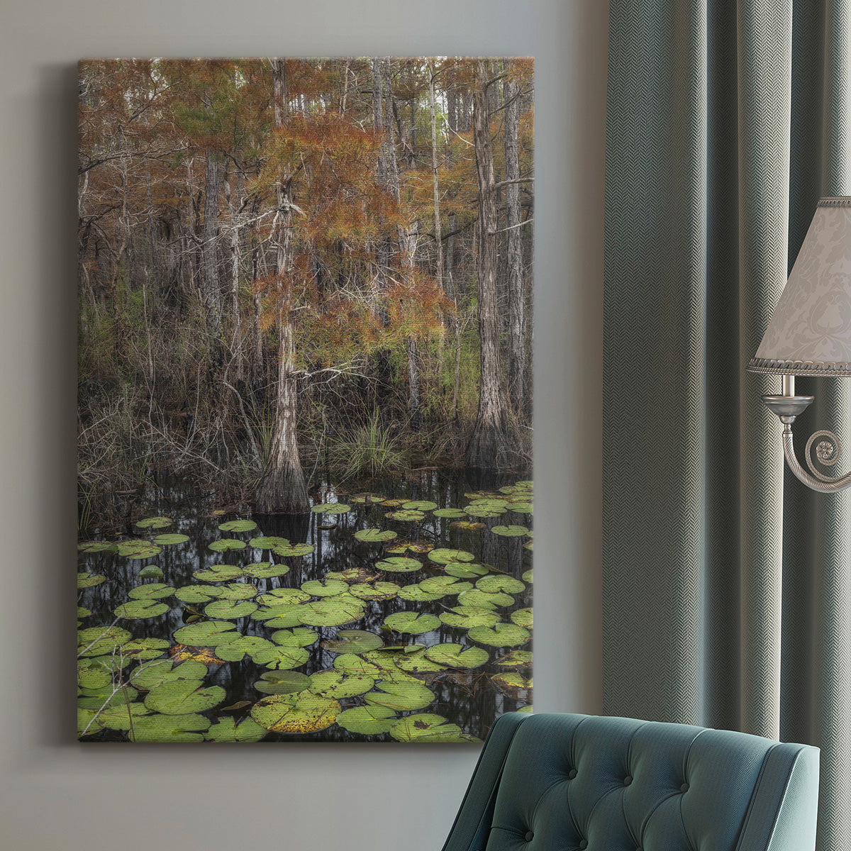 Black Water I Premium Gallery Wrapped Canvas - Ready to Hang