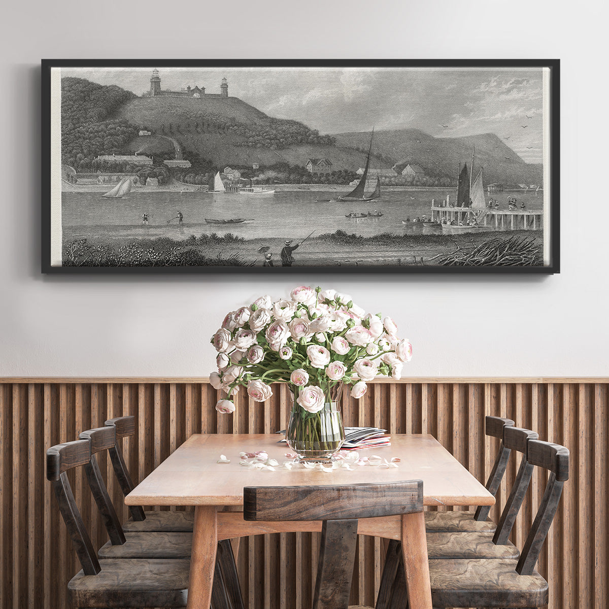 The Highlands of the Neversink - Floater Framed Canvas Print