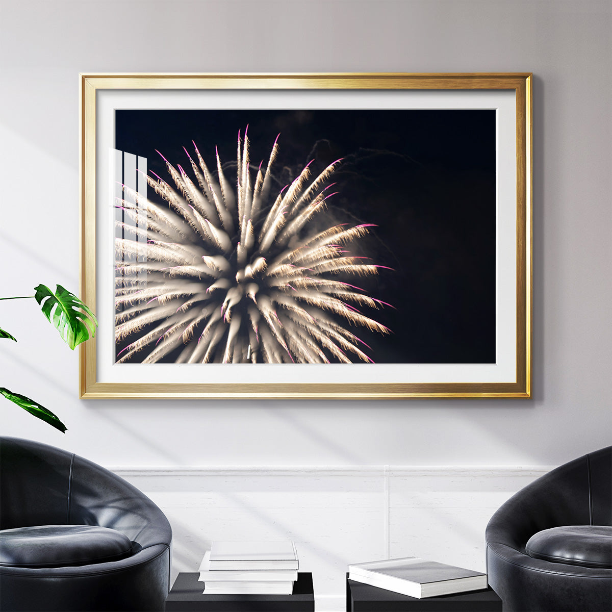 Sky Bloom - Modern Framed Art Print