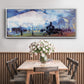 Saint Lazare Station in Paris - Floater Framed Canvas Print