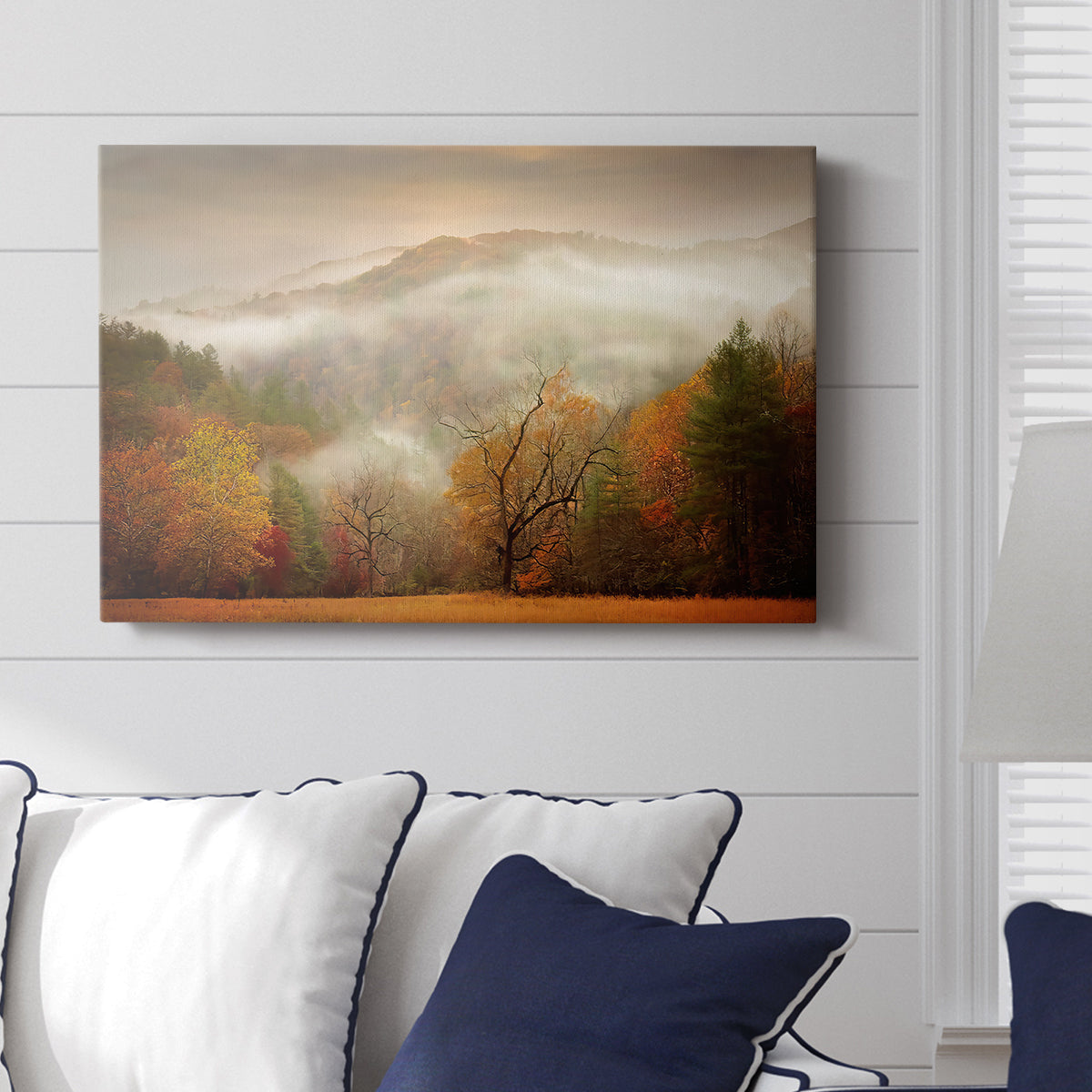 Photography Study Autumn Mist - Canvas Art Print