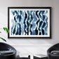 True Blue Wave I - Modern Framed Art Print