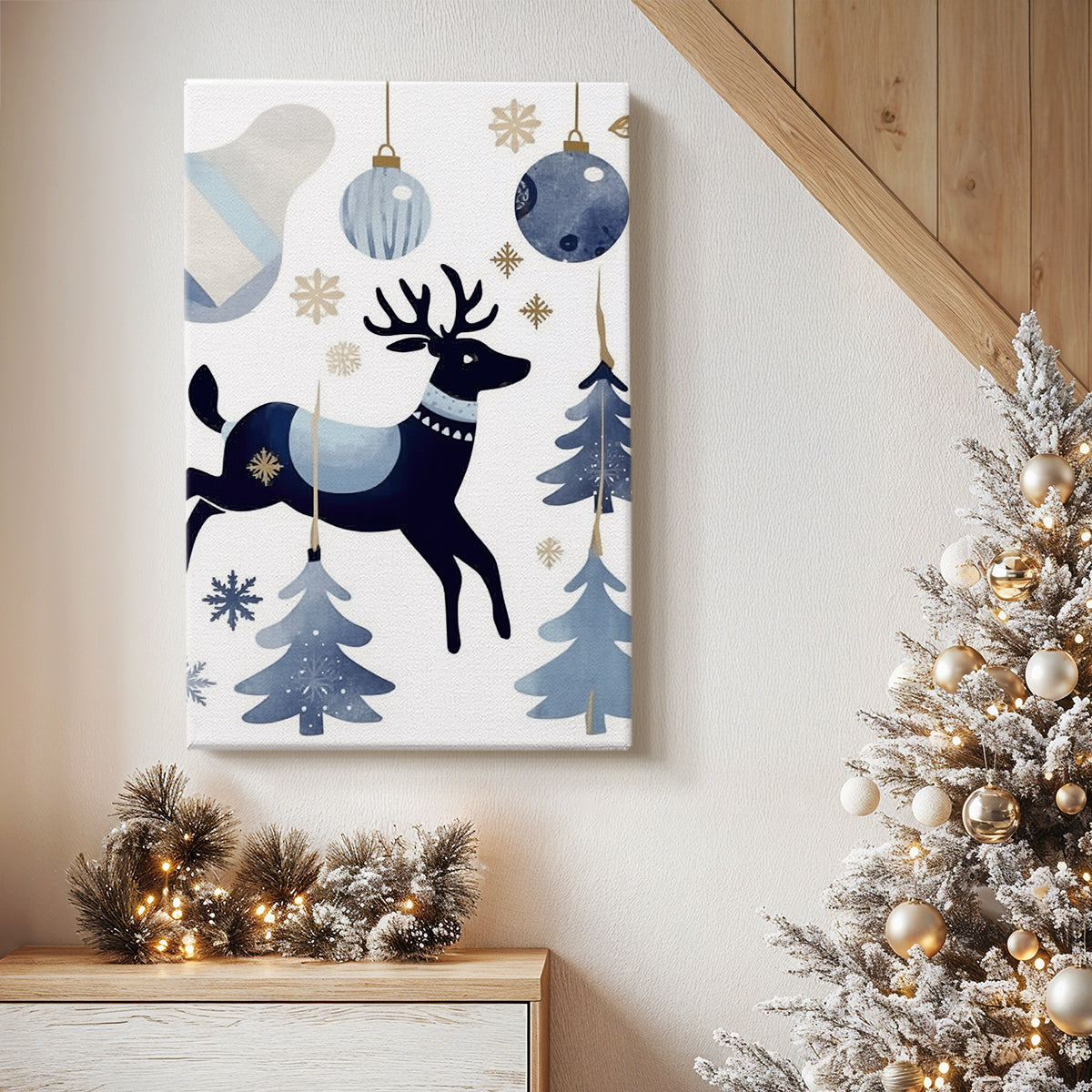 Snowwhite Twilight Carol - Canvas Art Print