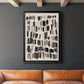 Chalk and Flint IV - Modern Framed Canvas Print
