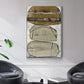Dim Sum I - Floater Framed Canvas Print