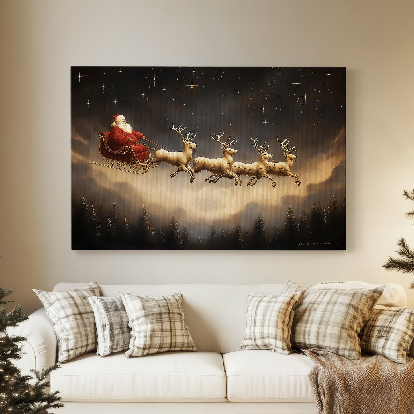 Candlelit Blessing - Canvas Art Print