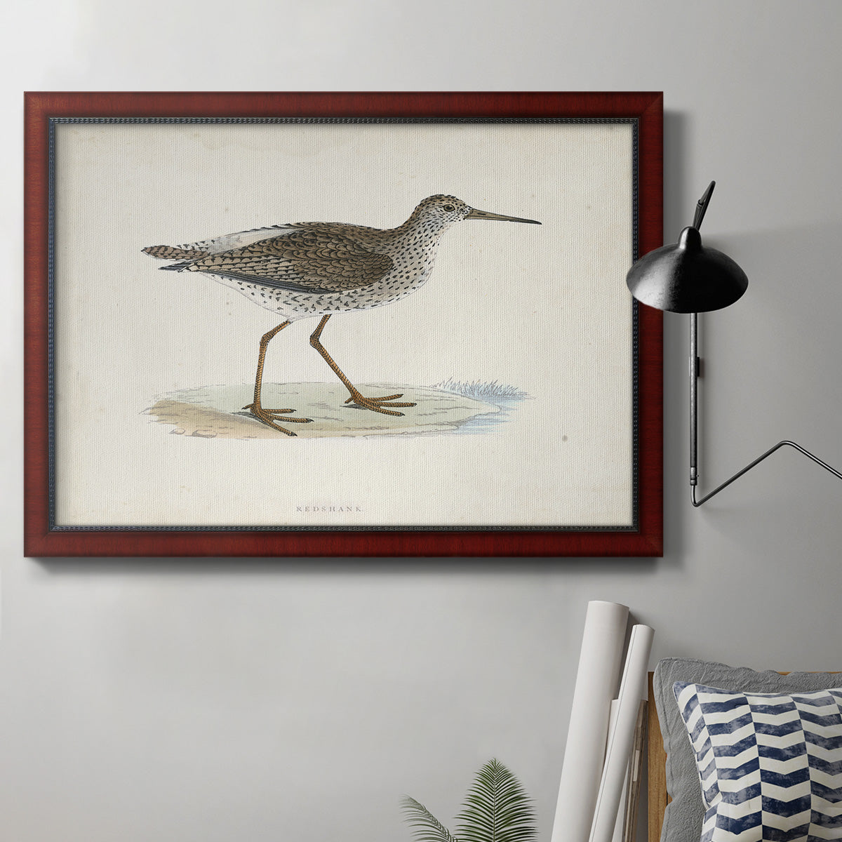 Morris Sandpipers V Premium Framed Canvas- Ready to Hang