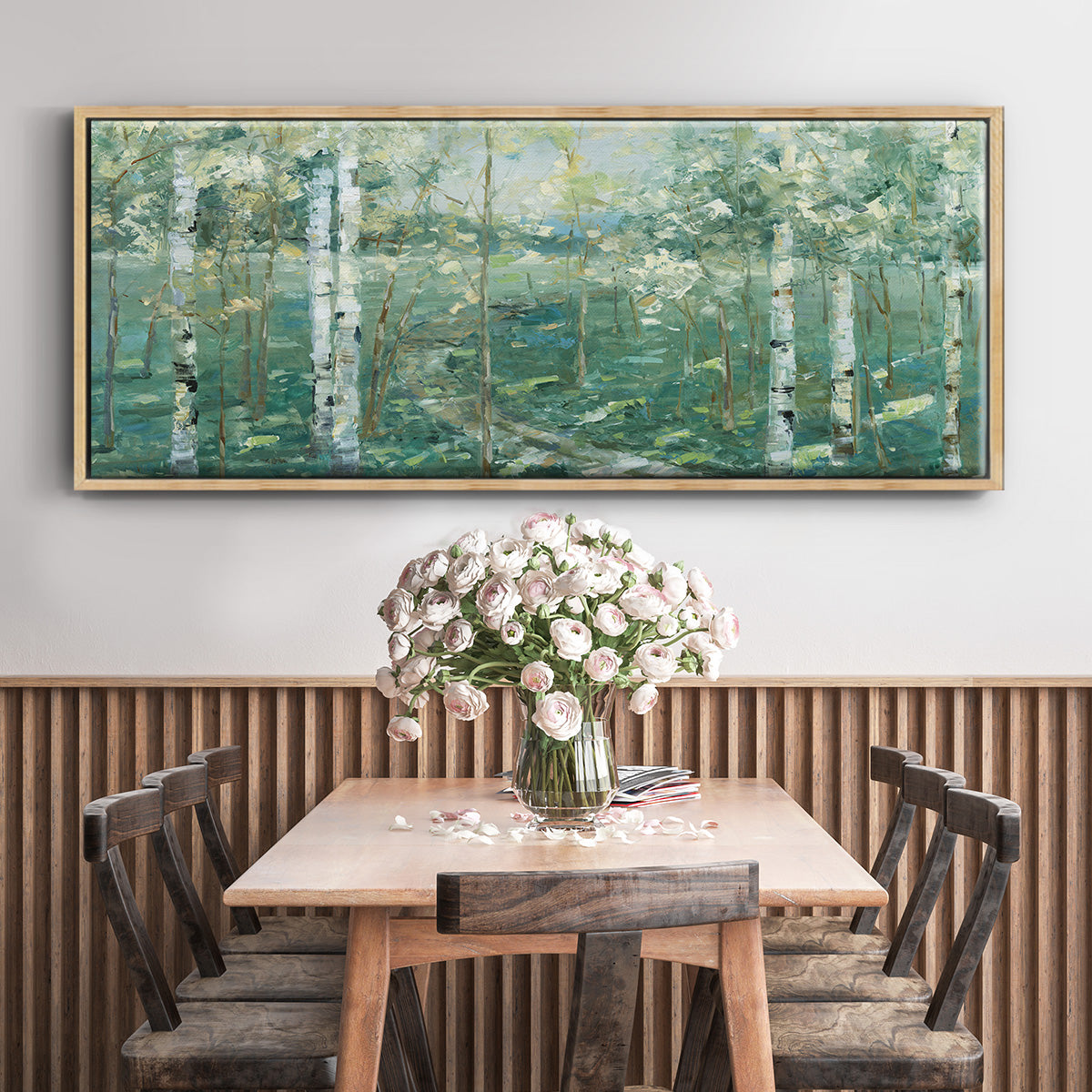 Meadow Light - Floater Framed Canvas Print
