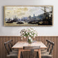 The Port of London, 1871 - Floater Framed Canvas Print