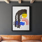 Shifting I - Modern Framed Canvas Print