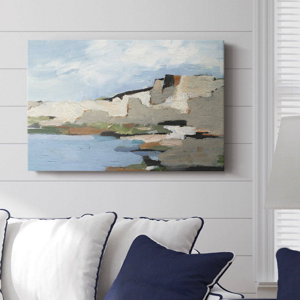 White Rock Cliffs II - Canvas Art Print
