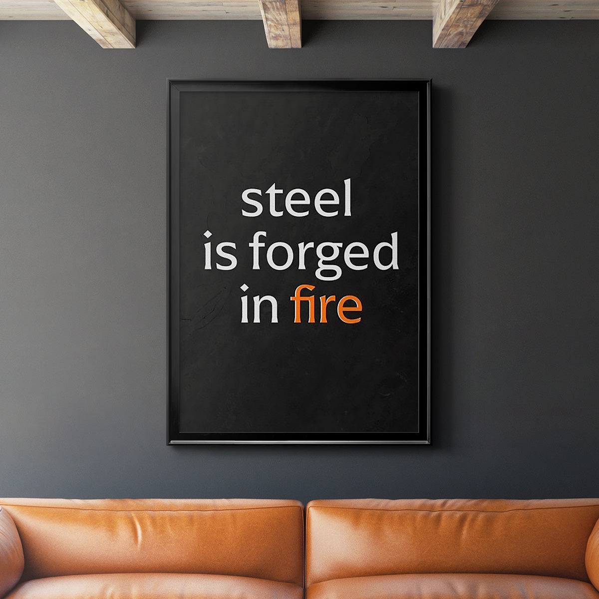 Bro-Inspo III - Modern Framed Canvas Print