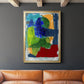 Brights Strokes II - Modern Framed Canvas Print