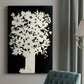 Floral Silhouette - Canvas Art Print