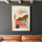 Paper Scene III - Modern Framed Canvas Print