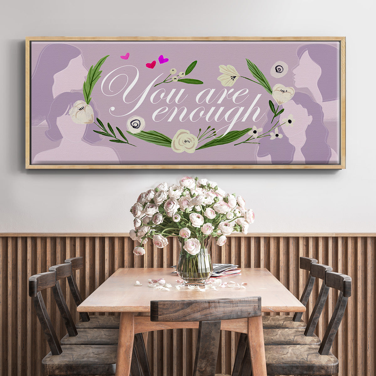 Happy Galentine's Day Collection D - Floater Framed Canvas Print