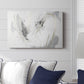 Grey Brushstrokes CXVI - Canvas Art Print