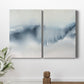 Summer Rain I Premium Gallery Wrapped Canvas - Ready to Hang - Set of 2 - 8 x 12 Each