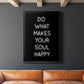Soul Happy - Modern Framed Canvas Print