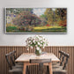 The Park - Floater Framed Canvas Print
