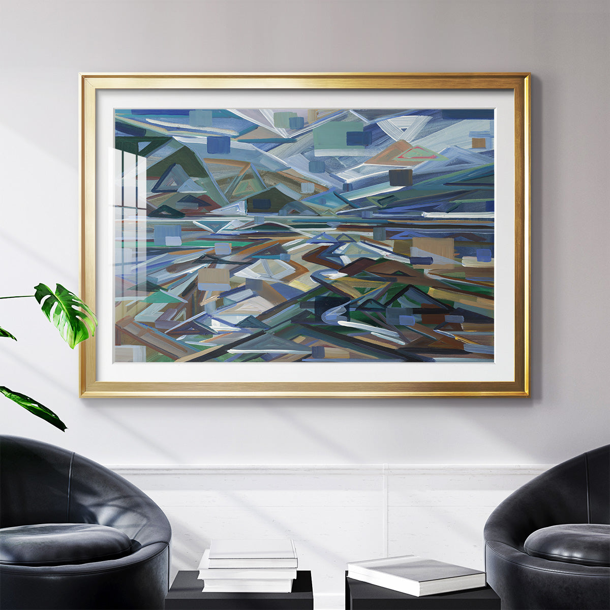Low Tide - Modern Framed Art Print