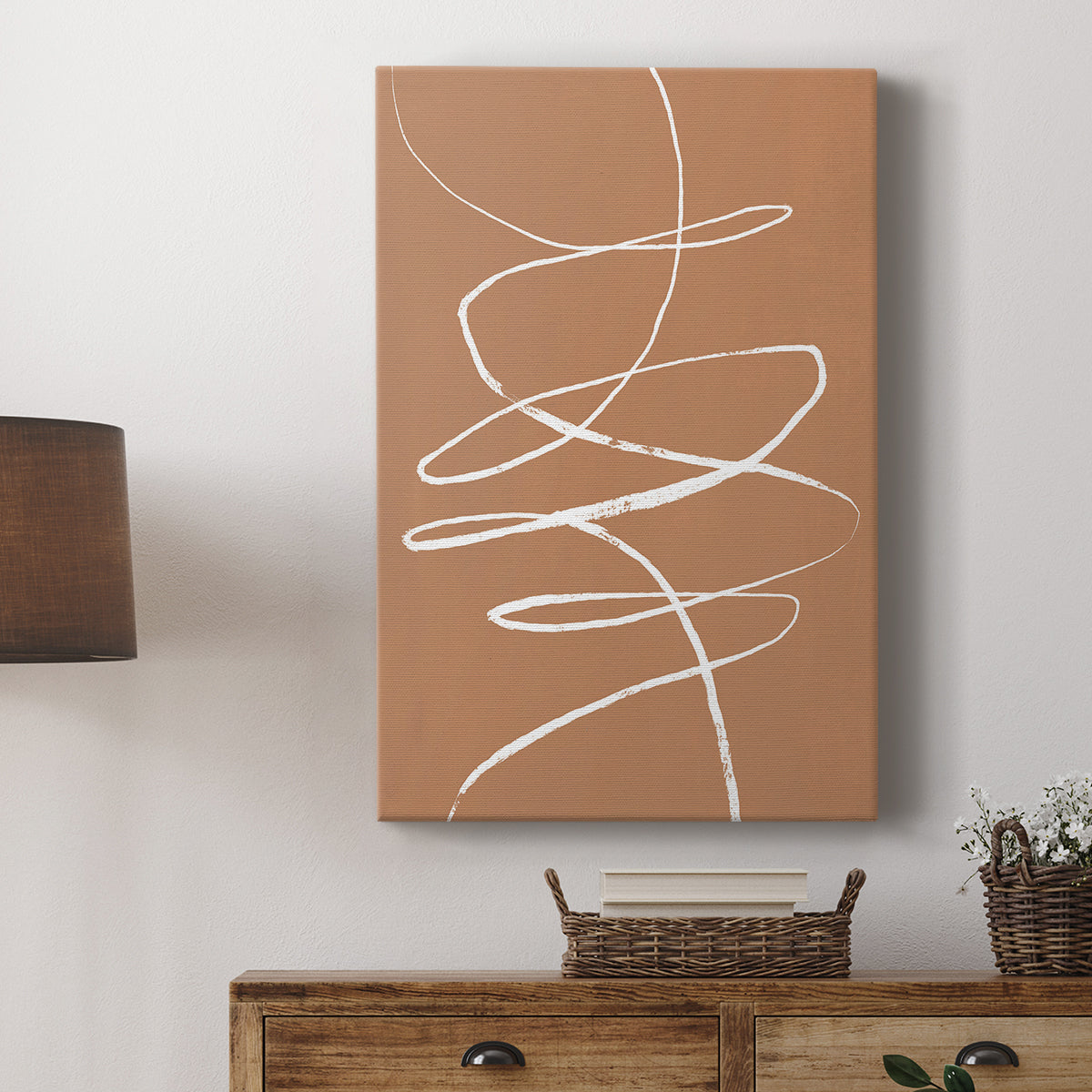 Terracotta Drift II - Canvas Art Print