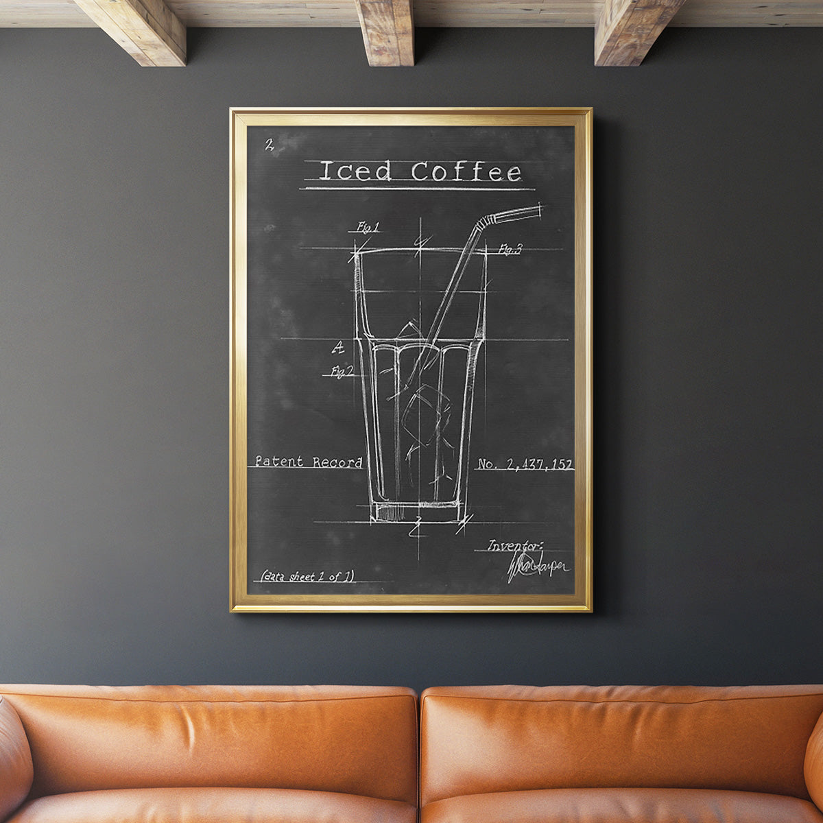 Morning Routine IV - Modern Framed Canvas Print