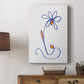 Wobbly Blooms II - Canvas Art Print