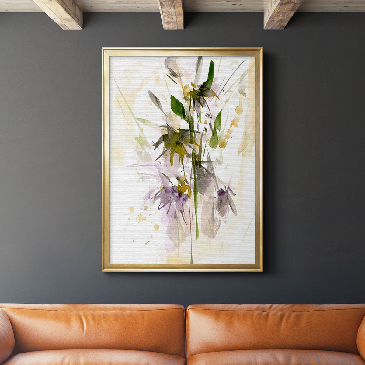 After Rain I - Modern Framed Canvas Print