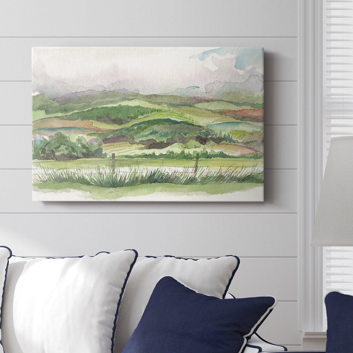 Bennachie Rain I - Canvas Art Print