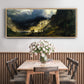 A Storm in the Rocky Mountains - Floater Framed Canvas Print
