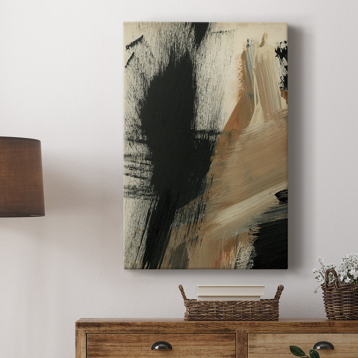 Baked Paintstrokes I - Canvas Art Print