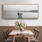 Black & White Water Panel XII - Floater Framed Canvas Print