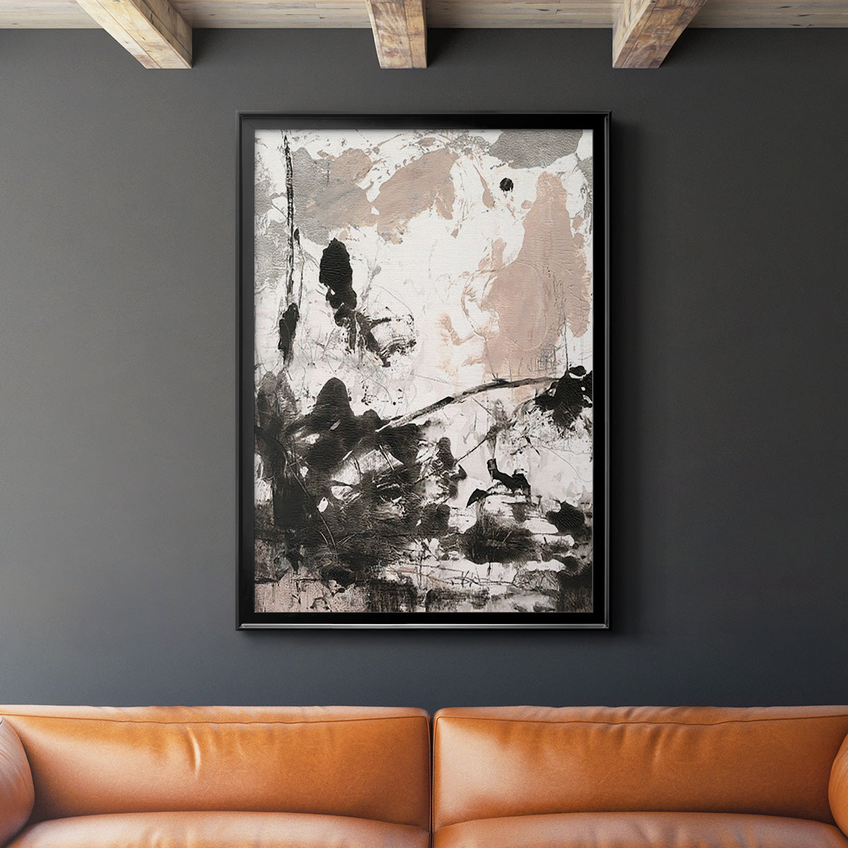 Disarray II - Modern Framed Canvas Print