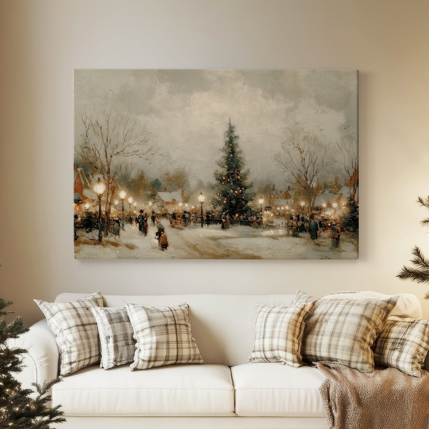 Dusk of Honeyed Manger - Canvas Art Print